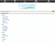 Tablet Screenshot of conceitohigiene.com.br
